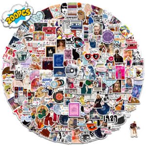 100 pieces of Taylor Swift's personality European and American decorative notebooks, luggage, helmets, photo frames, paintings, thermos cups, car windows, skateboards, iPads, audio devices, mobile phones, computers, stickers